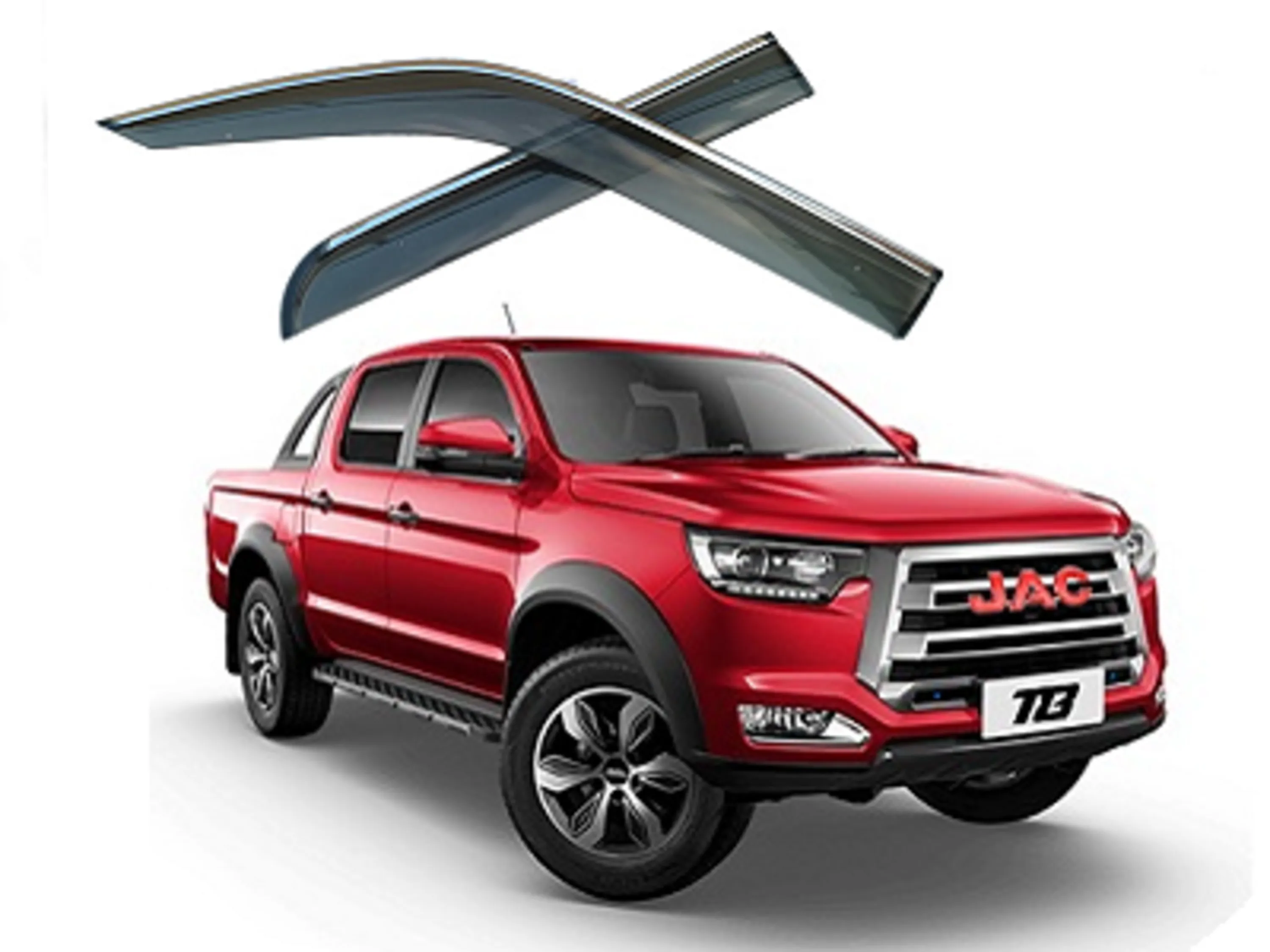 بادگیر باران گیر شیشه لبه استیل جک کی ام سی KMC T8 باران گیر شیشه لبه استیل جک کی ام سی KMC T8