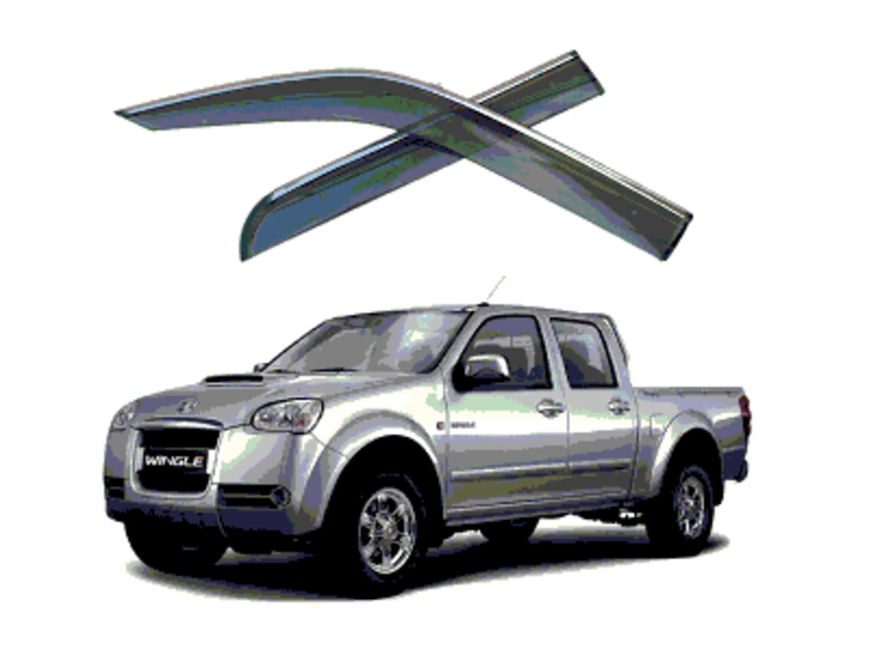 باران گیر شیشه لبه استیل وینگل 3